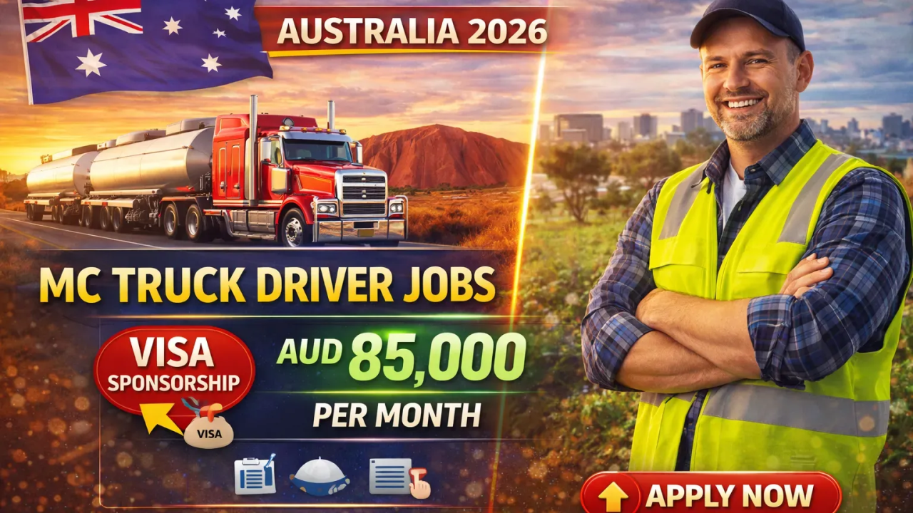 $85,000 Truck Driver Jobs with Visa Sponsorship in New Zealand – 2026
