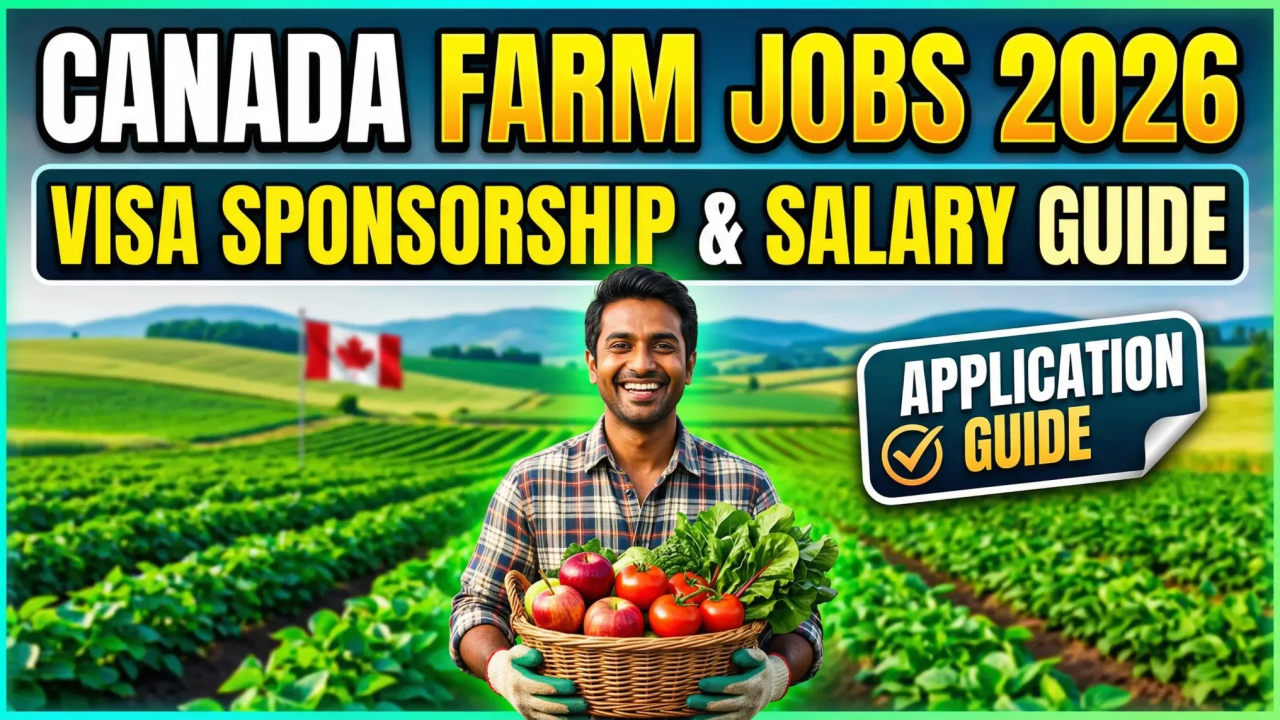 $90,000 Farm Worker Jobs with Visa Sponsorship in Canada – 2026